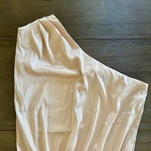 Elegant Cream One-Shoulder Bodysuit